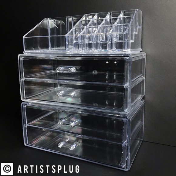 ONE LEFT!🌟 ACRYLIC MAKEUP DRAWER ORGANIZER SET 3 - Picture 2 of 7